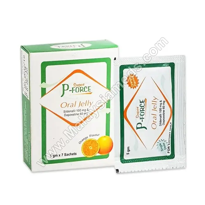 Super P-Force Oral Jelly (Sildenafil/Dapoxetine) - Malaysiameds