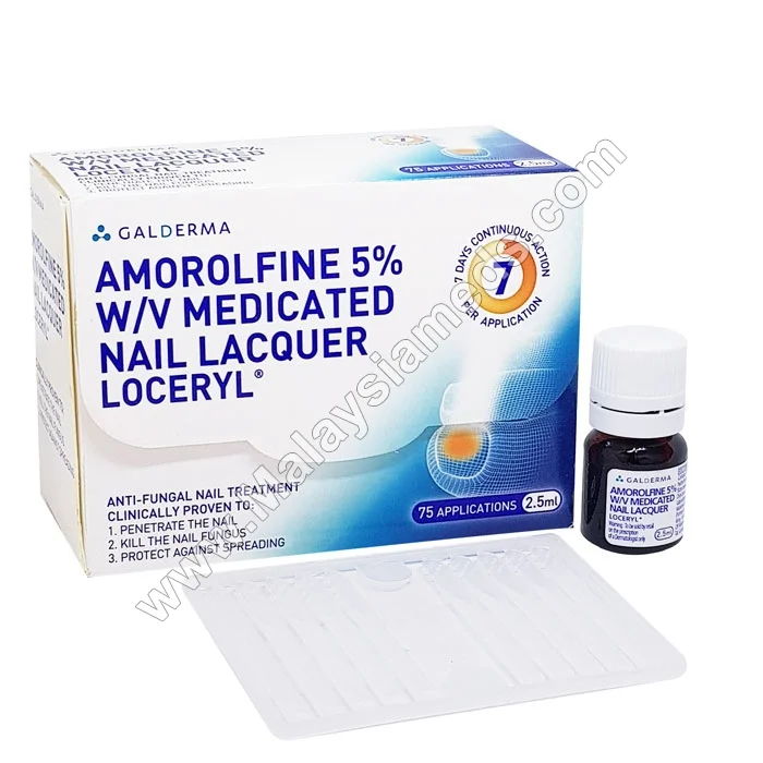 Loceryl Nail Lacquer 5% 2.5Ml