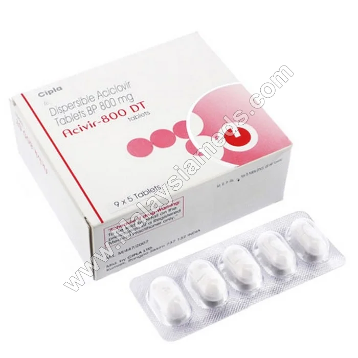 Acyclovir Dispersilbe 800 mg