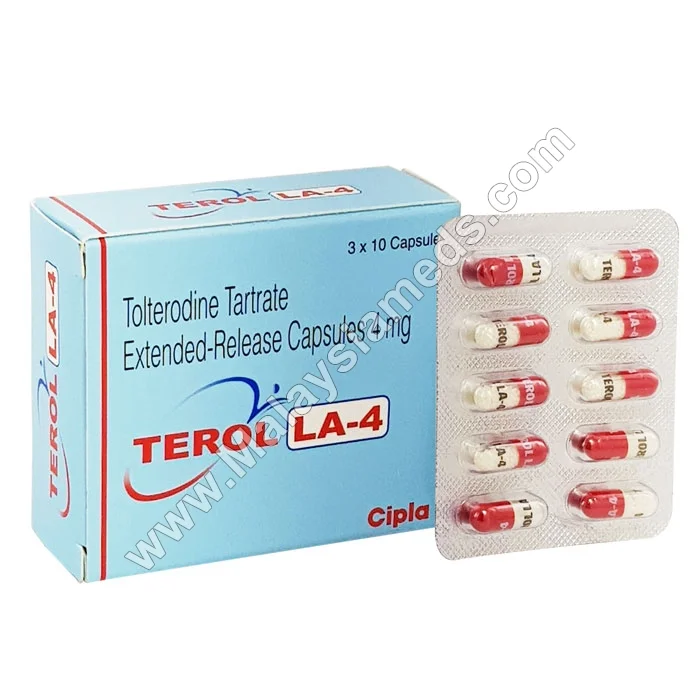 Tolterodine Extended Release 4 mg