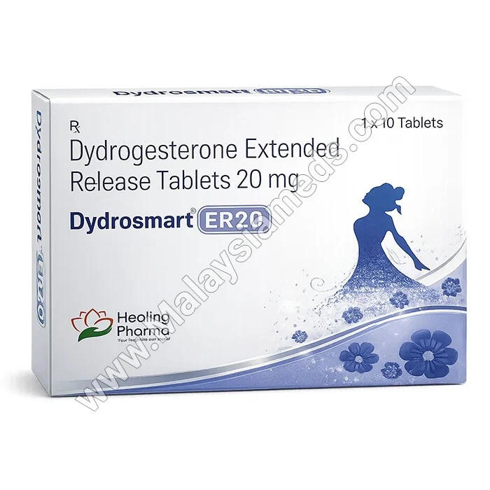 Dydrosmart ER 20 mg Tablet (Dydrogesterone)