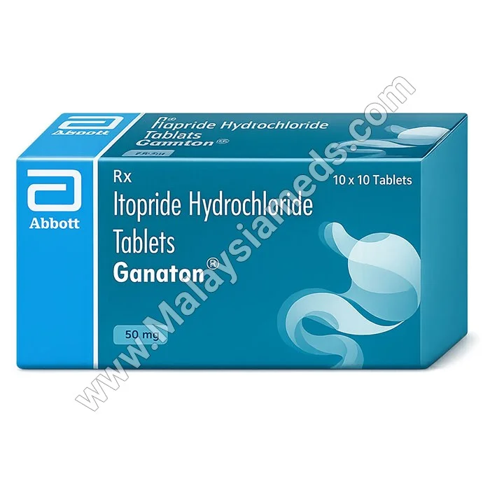 Ganaton 50 mg Tablet (Itopride)