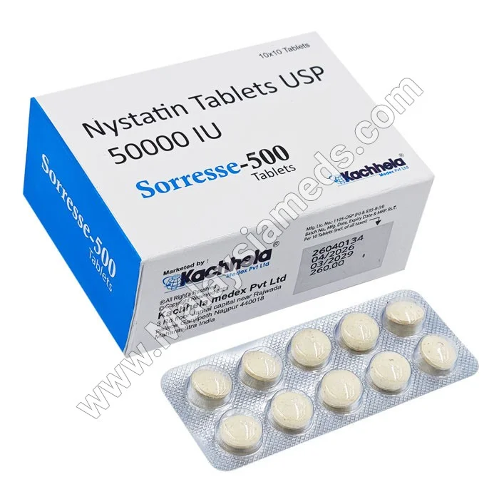 Sorresse 500 Tablets (Nystatin)