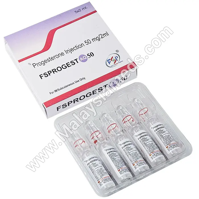 Progesterone 50 mg Injection (Fsprogest)