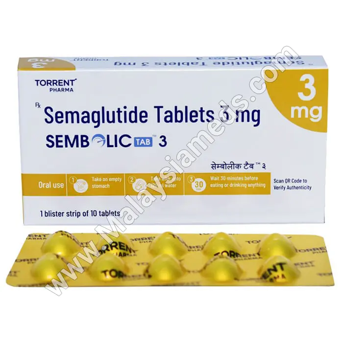 Sembolic 3 mg Tablet (Semaglutide)