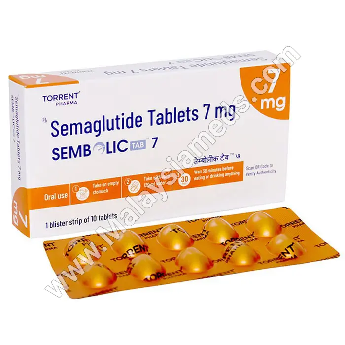 Sembolic 7 mg Tablet (Semaglutide)