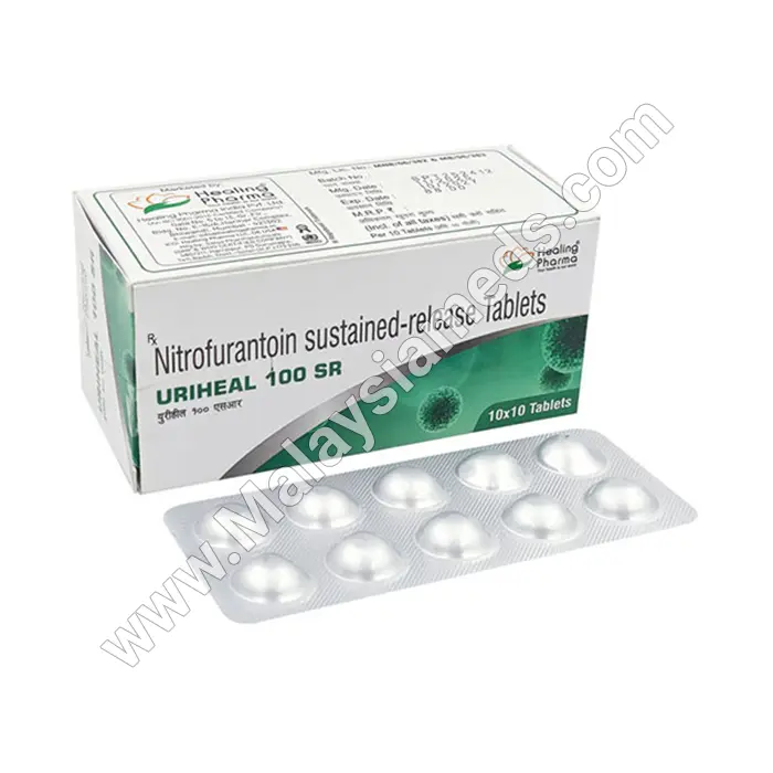 Uriheal 100 mg Tablet (Nitrofurantoin)